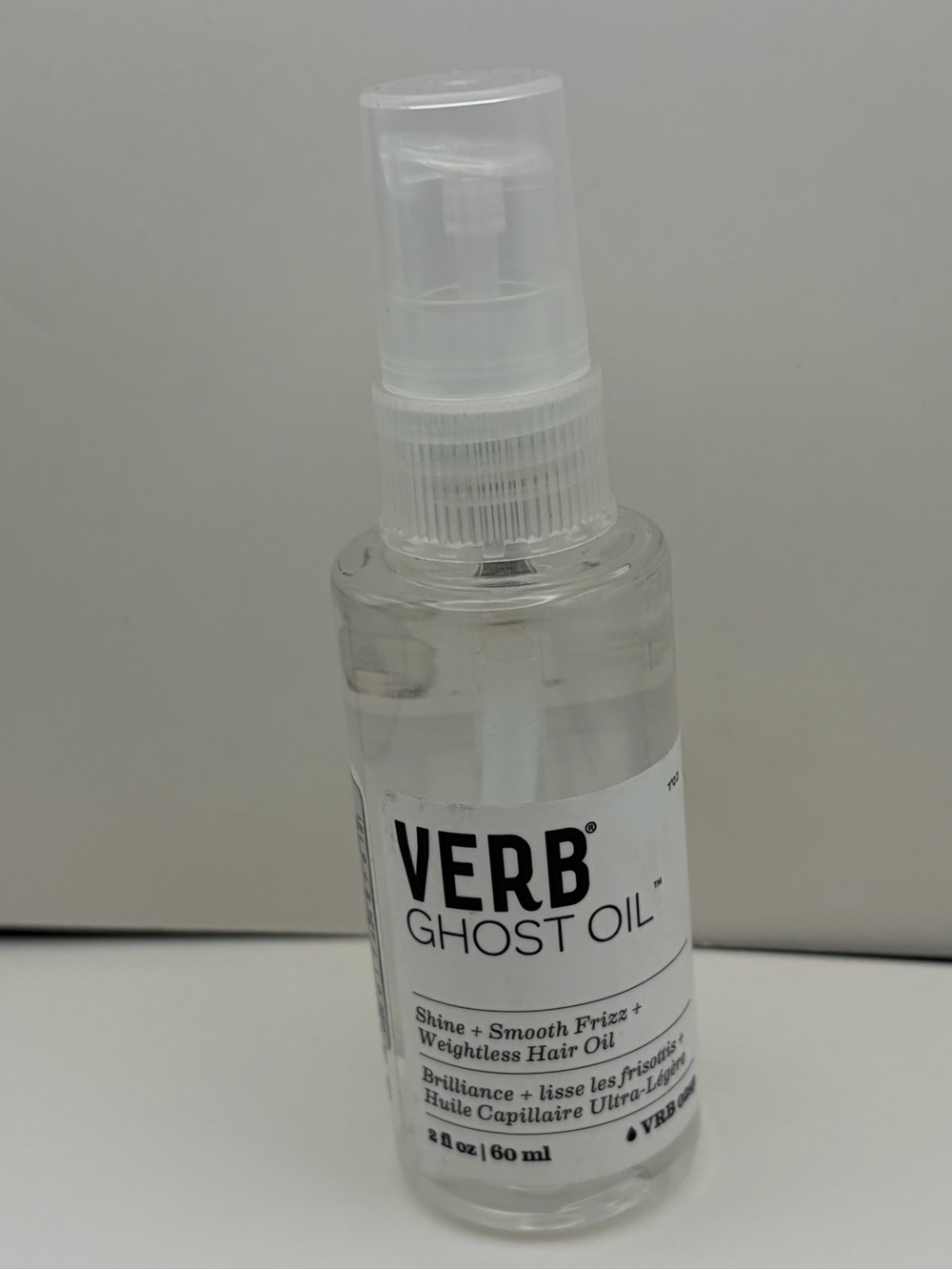 VERB Ghost Weightless Hair Oil For Styling + Heat Protection Smooths Frizz 2 oz